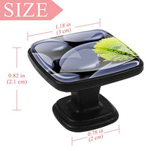 Ston Zen - Confezione da 4 pomelli con viti per armadietti da cucina, cassettiera, cassettiera, cassettiera, cassettiera, armadietti, comodini, libreria, libreria, 4 pezzi