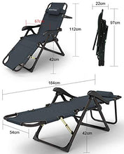 SHUAIIJUAN Sedia per il tempo libero domestico Patio Lounge Recliners registrabile pieghevole Reclining esterna del giardino da spiaggia sedie a sdraio for Beach Outdoor Patio Giardino escursione di c