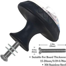 Squalo 3D con la bocca aperta Pomelli per Porta Set di 4 Pomelli per Mobili Manopole per Cassetti Cucina Armadio Vetro