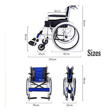 Carrozzine Semoventi, Transit Portatili da Viaggio Self-Style, Leggero Pieghevole Trolley per Anziani Portatile Super Leggero Scooter per Disabili Trolley per Scooter per Anziani/Disabili A
