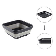 Folding Lavabo Retrattile Domestica Lavare Schiuma Piede Portatile ispessite Cucina Lavatrice Bacino di Corsa Esterna Pieghevole Basin, Grigio