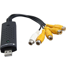 SaySure - 4 Channel USB 2.0 DVR CCTV Camera Video Audio Capture Card