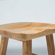 GST Sedia Sgabello da Bar in Legno massello Moderno semplicità Creativa Usura Antiscivolo Bar Cafe Sgabello Pratico da casa