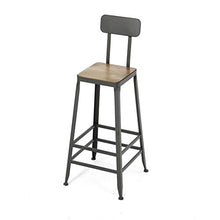 HTDZDX-Sgabelli da bar in Legno massello Moderno e Minimalista personalità Bar Sgabello Alto Bar Sgabello da Bar Sedia in Ferro battuto seggiolone in Legno massello