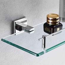 GDFEH Scaffale per Il Bagno Scaffale per disabili Montaggio a Parete Bagno Stampaggio Organizer Shelf Scaffale in Vetro temperato