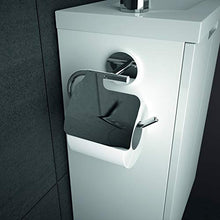 Allibert Toiletmeubel CLOSY pack - Fonteinmeubel - gelakt - 2 deuren - wc rol- en handdoekhouder - anthraciet grijs gelakt - 40 cm breed