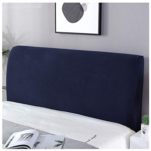 HDGZ all-Inclusive Coperchio Testata Letto Copri Testata Letto Matrimoniale Singolo Protezione Peluche Testata Addensare Elastico Anti-collisione Cuscino (Color : Royal Blue, Size : 1.2m)
