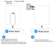 HL LED luce specchio bagno specchio touch sensore impermeabile e anti-appannamento φ70cm, adatto per hotel bar bagno-biancoA-50CM