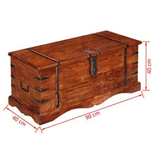 xingshuoonline baule di archiviazione in legno massiccio 90 x 40 x 40 cm