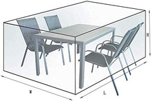 80X80X120cm Fodere per mobili da giardino impermeabili, copertura per mobili da giardino rettangolare, protezione per esterni divano tavolo e sedia da patio impermeabile antipolvere universale quattr