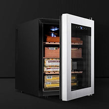 XYJNN Portasigarettes-humidor sigaris-humidor sigari Humidor Cigar Humidor/Hot Film Vetro Temperato/Controllo della Temperatura E Idratante / 4 Strati/Dimensioni 34.5x49x47cm / Nero