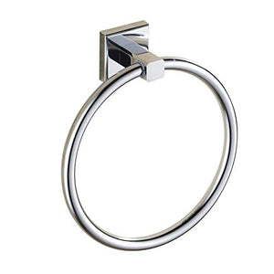 Celbon Anello Porta Asciugamani Rotondo Fissato al Muro, Anelli Porta Salviette in Acciaio Inossidabile Cromato per Cucina Bagno