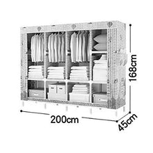 TWDYC Armadio Spazio Domestico Mobili Camera Locker Armadio Moderno Semplice Assemblea Economico Semplice Camera gabinetto for Bambini Bagagli
