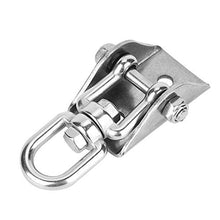 Aigid Piastra Fissa Swing, Amaca Girevole in Acciaio Inox Gancio Appendiabiti Piastra Fissa Accessorio per Sedia sospesa