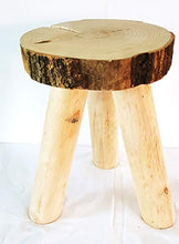 Sgabello da giardino per bambini, in legno massiccio