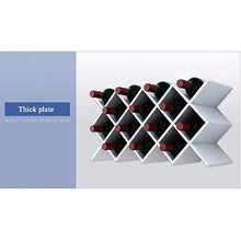Scaffale Per Vino Scaffale Legno Porta Vino - Il Portabottiglie Da Parete Può Essere Impilato E Modulare Per 14 Bottiglie