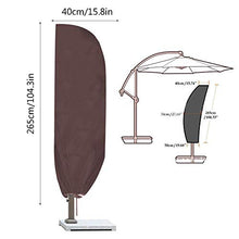 Vikye Copertura per ombrellone da Giardino, Copertura Impermeabile per Pioggia da Giardino Copertura per ombrellone in taffetà di Poliestere per Giardino, fazione, Cortile(caffè)