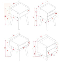 XYW-Bedside Tables Comodino con Organizer per cassetti Armadietto di stoccaggio Moda Mini Mobili da scrivania per scrivanie 009