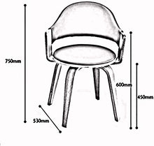 MMWYC Moda Semplice di Legno Solido può ruotare Poggiapiedi/Ufficio Poltrona/apprendimento del calcolatore Sedia/Bar Stool (Color : D)