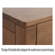 GXT WGZ- Comodino Camera Locker, Camera da Letto Comodino, Soggiorno Locker, Living Room Divano Fianco del Mobile (Color : Walnut Color)