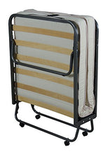 AVANTI TRENDSTORE - Brando - Letto per Gli Ospiti, Pieghevole in Metallo su rotelle, con doghe e Materasso Incluso. Disponibile in 2 Misure Diverse (80x200 cm)
