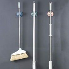 ZXCASDF Bagno Gancio Mop Punzonatura Gratuita Anti-Skid Parete della Clip Mop Artefatto Put Mop Gancio Appeso Cremagliera Scopa Risparmio WC Mop Fibbia Spazio Rack Casa