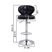 LF- Bar Stool Bar Stool Moda Creativa Bar Chair Casa Schienale Alto Seggiovia Bar Stool Rotante ad Alta Sgabello Sgabello Colazione Ristorante Ascensore Sgabello semplicità (Color : Green)
