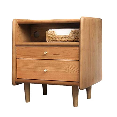 YWSZJ Legno Solido Comodino, Moderna Rettangolare Comodino Laterale di caffè dell'estremità Accent Tavolo, Mobile con cassetto for archiviazione