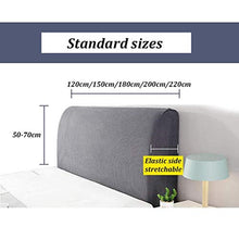 WEDSFC Copritestiera Letto Matrimoniale/Singolo Imbottita Copertura/Copri Testata Letto Fodera Elastica Protezione, Coprire Antipolvere in Cotone Cover Addensare AntiGraffio Cuscino