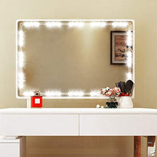 Yeptop, 1 set di luci a LED per specchio da trucco, dimmerabili, con controllo tattile, luce bianca super luminosa, ideale per tavolo da toeletta e specchio da bagno (senza specchio)
