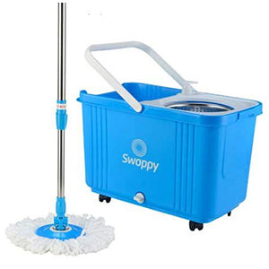 SSAYY Spray Mop Mocio Magico con Secchio Mocio Facile in Microfibra Mocio Rotante Magazzino Russia Fornito per Governante Set per La Pulizia del Pavimento Domestico