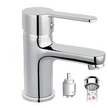 VBChome Mobili da bagno in bianco, 3 in 1, superficie lucida, piccolo bagno per gli ospiti, composto da lavandino e lavabo, mobili da bagno sottili per ospiti