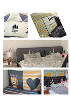 OOFAYWFD Copertura/Fodera per Testiera per Letto Bed Headboards Cover Copri Testata Letto 150/160/180/200 CM Bed Headboards Cover Matrimoniale/Singolo Premium Imbottita Elastica Copritestata Letto