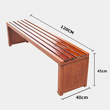 GaoF Panchina da Giardino in Legno massello Panchina da Giardino per Il Tempo Libero, panchine da Cortile Resistenti alle intemperie, panchine Decorative 2-4 posti per portici e