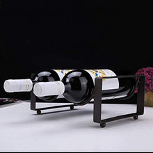 LHQ-HQ Wine Rack impilabile Retro Curva Europea Forma Soggiorno casa Creativo Decorazione di visualizzazione della Decorazione della casa 24 Centimetri × 17 Centimetri × 11 Centimetri