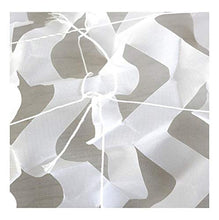 Rete mimetica ideale come protezione solare Rotolo di reticolato da camuffamento per la privacy, per bar, giardino, campeggio osservazione degli animali e molto altro ancora -Bianco 5x8m(16x26ft)