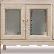 Arredo bagno avorio decape' decapato 105 cm con lavabo in ceramica