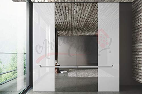 Armadio AI4 Bianco Lucido con Specchio