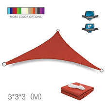 Hfior, tenda parasole da giardino, triangolare, rettangolare, in poliestere, impermeabile, per esterni, patio, giardino, 5 misure