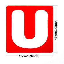 Fgyhty 26pcs Letters Alphabet Stencil + 10PCS Numero PP stampini Modello di Serie della Pittura di apprendimento del mestiere di DIY Scrapbooking