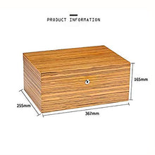 Legno di Cedro Cigar Box, Cigar Humidor, Legno di Cedro Cigar Box, Cigar Box con Igrometro E Umidificatore