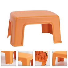 WINOMO Sgabello in Plastica per Uso Domestico Sgabello per Uso Domestico Addensare Soggiorno Cambiare Scarpa Panca Bagno Antiscivolo Bambino Sgabello per Ufficio a Casa Scuola Materna