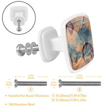 viaggio 4 PCS Pomelli per Porta, Pomolo per Mobile, Pomelli per Mobili con Viti, Maniglia per Armadietto, Pomelli per Porta, Pomelli per Cassetti per Porta, Armadio, Cassetto e Credenza
