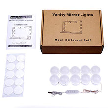 Vanity Lights per specchio fai da te Hollywood illuminato trucco Vanity specchio con luci dimmerabili Stick on LED Specchio Light Kit