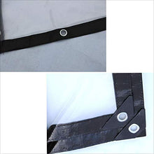 GONGSI Tela impermeabilizzante/Panno Impermeabile, PVC Trasparente Antipolvere Antipioggia Panno Impermeabile Panno Esterno Tenda da Sole Tela 450G / M2, 1m-10m (Size : 6mx6m)