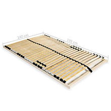 BIGTO - Rete a doghe con 28 doghe a 7 zone in legno di faggio massiccio, per la casa, per camera da letto, 140 x 200 cm