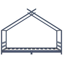 FAMIROSA Giroletto per Bambini Grigio in Massello di Pino 90x200 cm-9615
