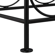 Relaxdays Portabottiglie, 9 Bottiglie, Cantinetta Decorativa per Cucina e Salotto, Metallo, HLP: 55 x 34 x 17,5 cm, Nero