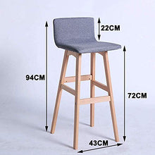 Sgabello Sedia Poggiapiedi Creativo Stile Europeo Bar Chair contatore Reception Presidenza con Schienale e poggiapiedi Fashion Bar Semplice Sgabello Alto Sgabello Sgabello QAF1009