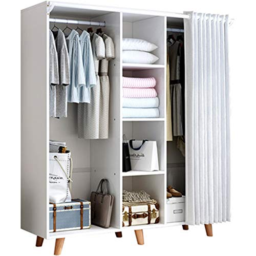Lwieui Armadietti e credenze Armadio Home Bedroom Semplice Bambino Deposito di stoccaggio per Bambini Simple Modern Hanging Wardrobe Affitto Sala .Armadio per Camera da Letto